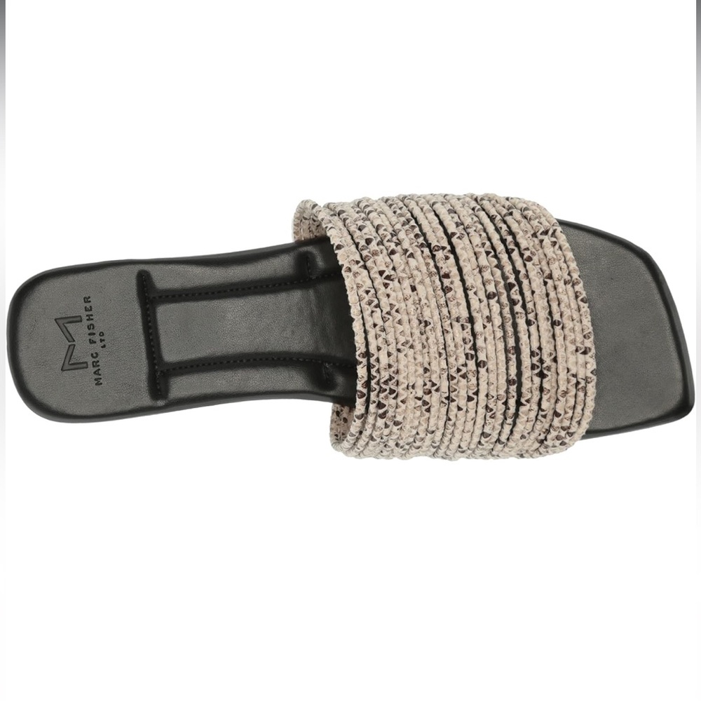 Marc Fisher Maddie Slip On Strappy Slide Sandals - Picture 8 of 8